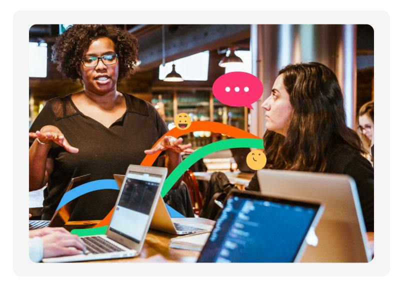 live chat agent faces