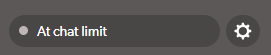 Chat Limit Status in Chat Console