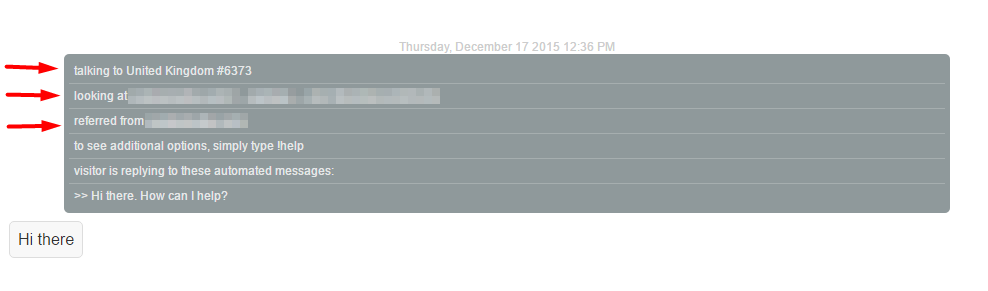 disable visitor information