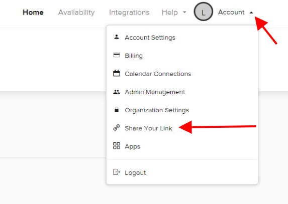 Calendly - Copy Link