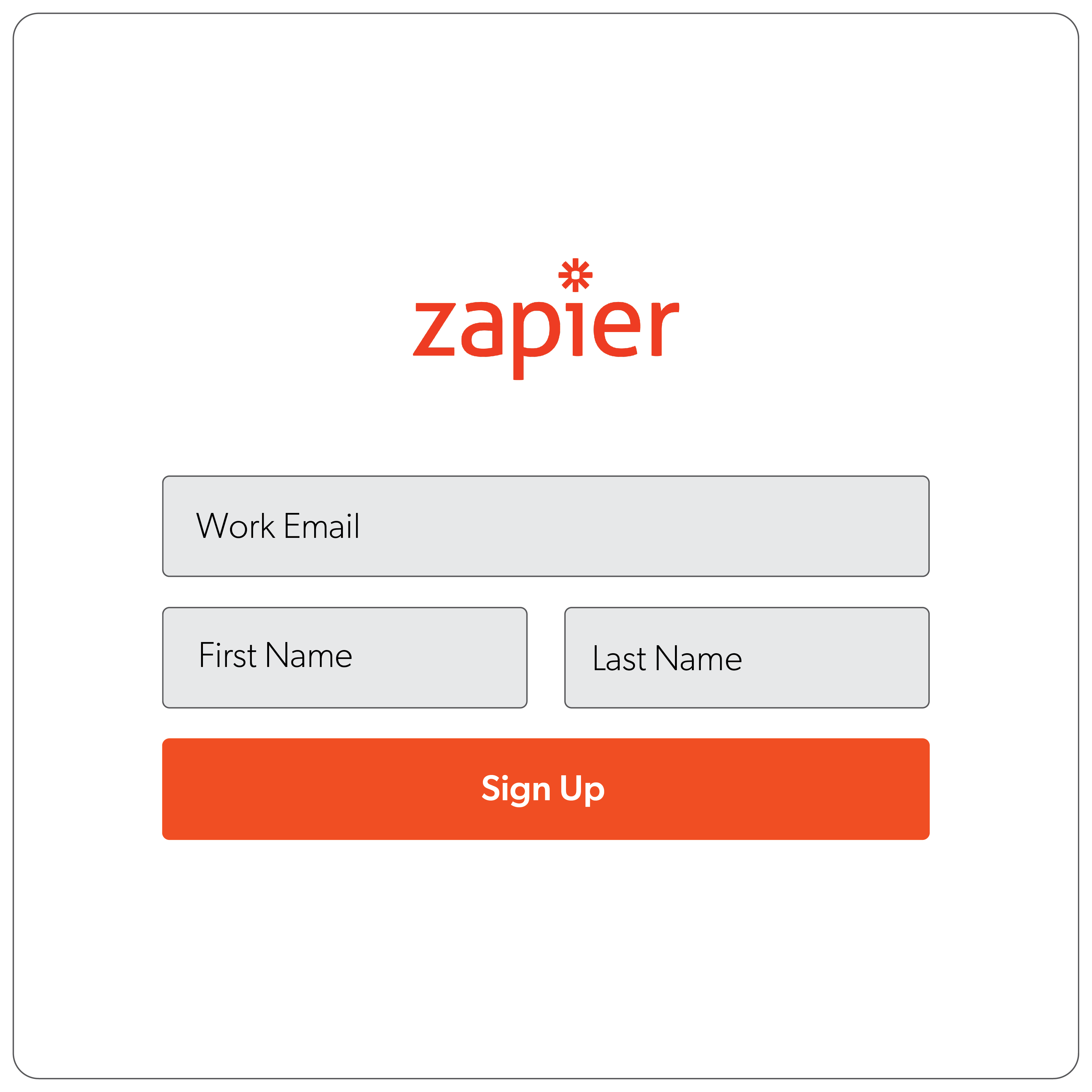 illustration of how the integration works, step one